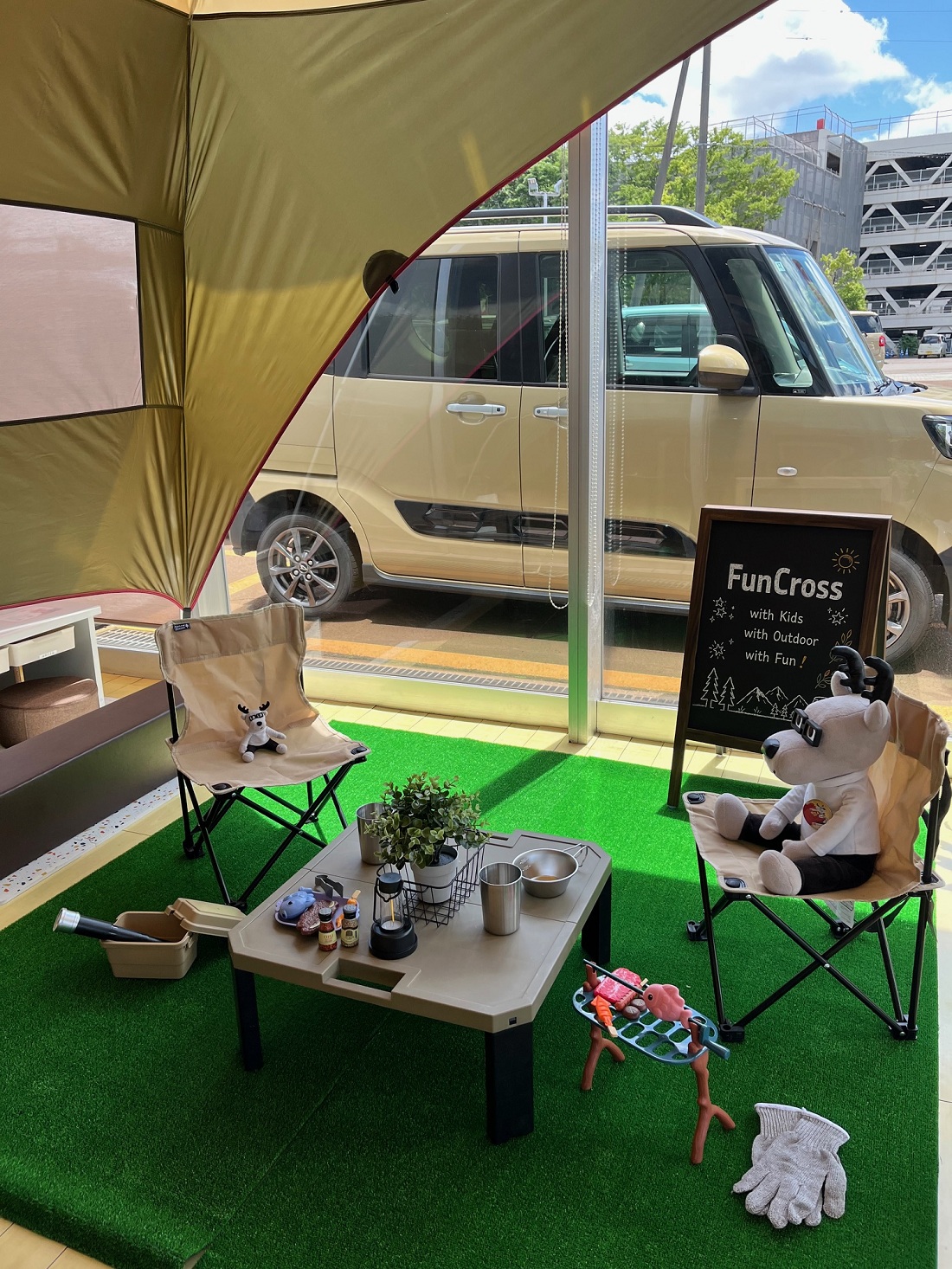 ファンクロスの展示をしました★